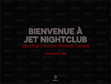 Tablet Screenshot of jetnightclub.com